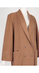 1984-85 F/W Alpaca & Wool Shawl Collar Coat