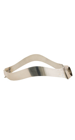 1960s/1970s Space Age Chrome Metal Sculptural Belt
