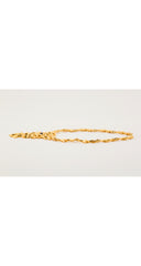 1970s Modernist Gold-Plated Bib Necklace