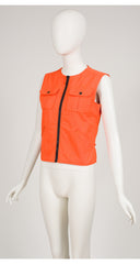 1976 Documented Quilted Orange Vest