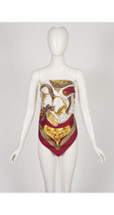 1964 "Étriers" by Françoise de la Perrière Equestrian Silk Twill Scarf