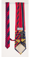 1990s Baroque Striped Silk Jacquard Men's Tie