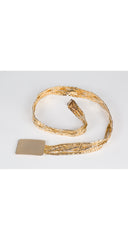 1970s Gold-Tone Metal Rope Chain Belt