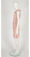 1999-00 F/W Pink Silk Crepe Cowl Neck Dress