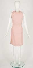 1999-00 F/W Pink Silk Crepe Cowl Neck Dress
