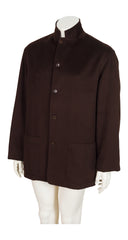 Men's Spagna Brown Double-Face Cashmere Light Jacket