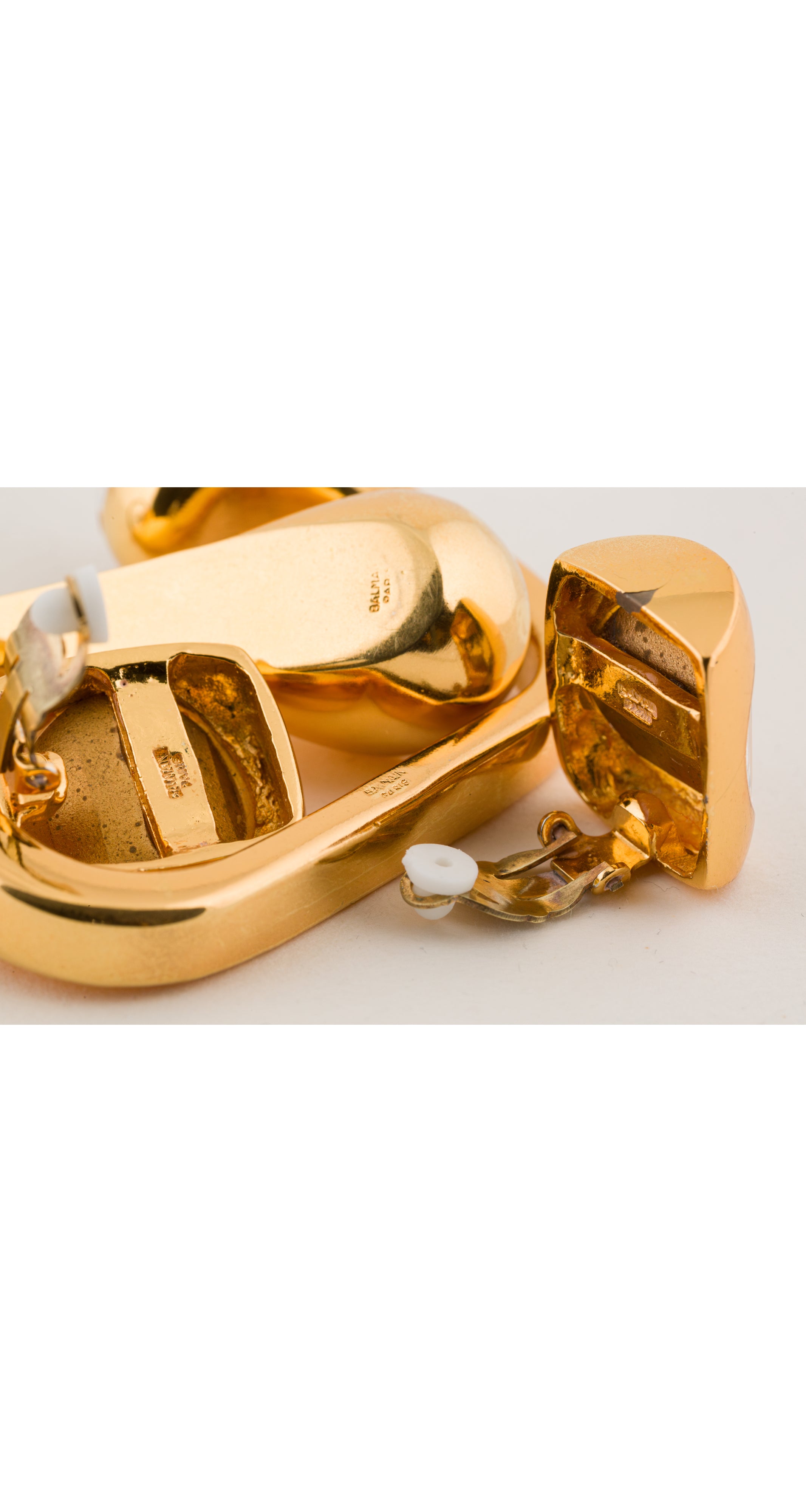 1980s Gold-Plated Faceted Glass Gemstone Jewelry Parure