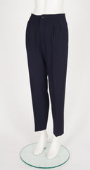 2000 F/W Wool Gabardine Straight-Leg Trousers