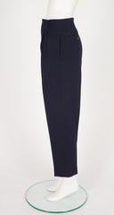 2000 F/W Wool Gabardine Straight-Leg Trousers