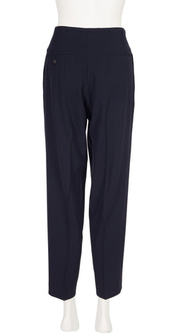 2000 F/W Wool Gabardine Straight-Leg Trousers
