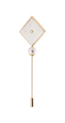 1990s Shoe Silhouette Gold-Tone Stick Pin Brooch