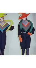 1981-82 F/W Dark Red Mohair Knit Sweater Dress