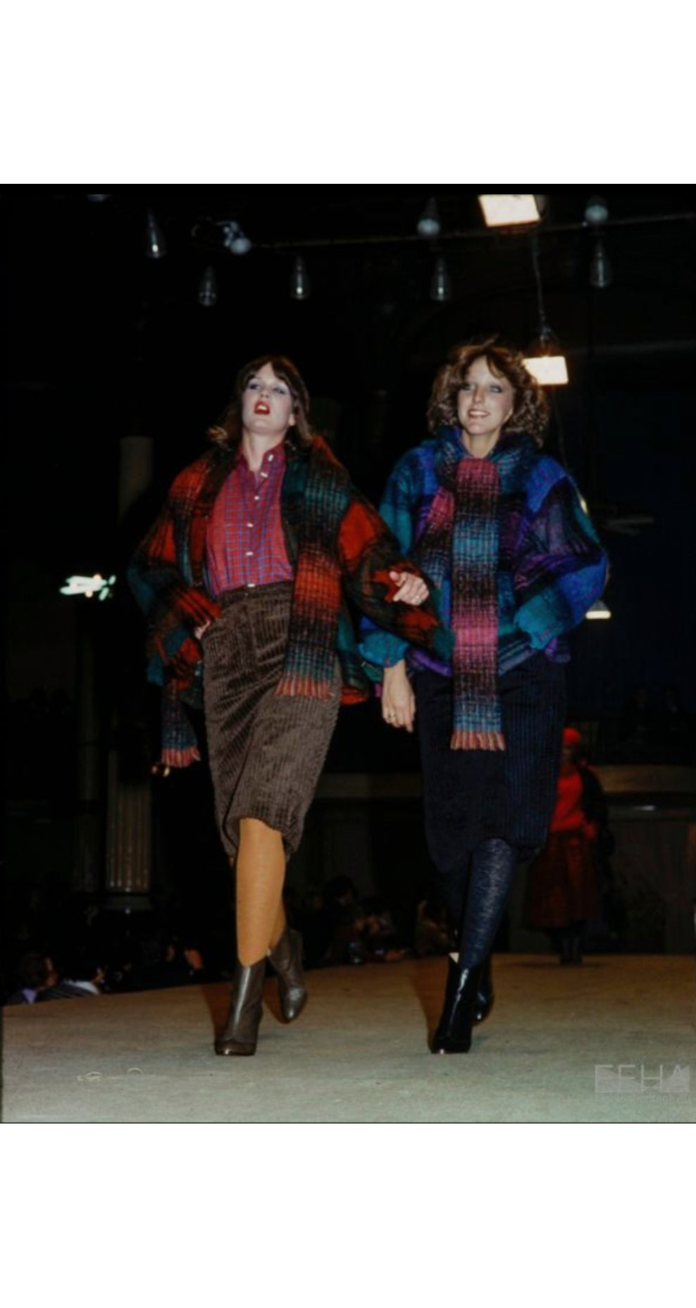 1976-77 F/W Teddy Brown Corduroy High-Waisted Skirt