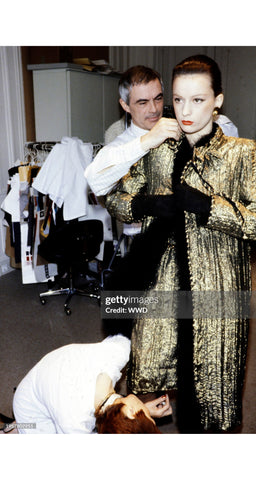 1979-80 F/W Gold Silk Lamé Braided Trim Jacket