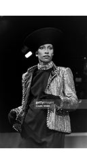1979-80 F/W Gold Silk Lamé Braided Trim Jacket