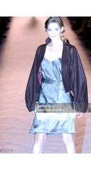 2005-06 F/W Brown Silk & Wool Tweed Balloon Sleeve Jacket