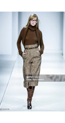 2002-03 F/W Brown Wool & Mohair Tweed Culottes