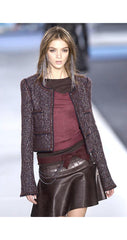 2002-03 F/W Ad Campaign Metallic Wool Tweed Jacket