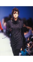 1992-93 F/W Burgundy Gabardine Pointed Lapel Blazer