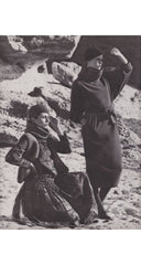 1976-77 A/W Pink & Red Floral Cotton Blouson Dress