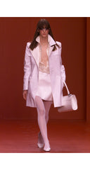 2001-02 F/W White Tooled Leather Mini Skirt