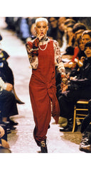 1994 S/S Black Linen Tie Wrap Dress