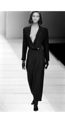 1989-90 F/W Army Green Wool Double-Breasted Jumpsuit