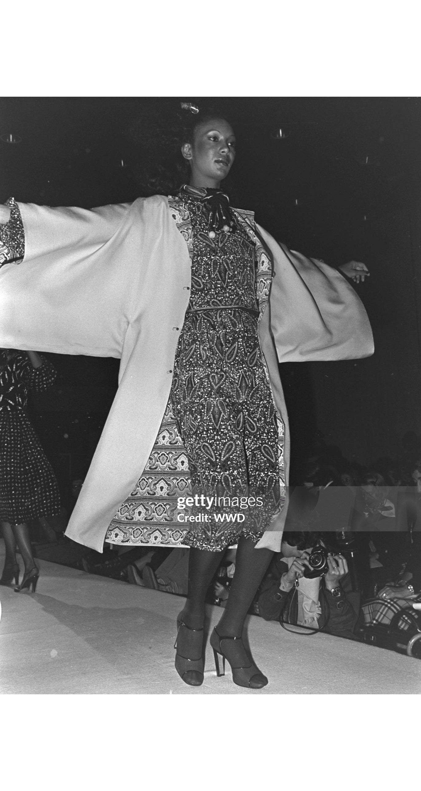 1977 Blue Paisley Silk Toggle Jacket & Skirt Set