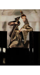 1980 Quilted Metallic Gold Jacket by Karl Lagerfeld