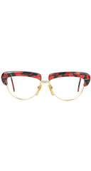 1987 619 326 Marbled Cateye Eyeglasses Frames