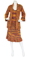 1970s Wool Knit Three-Piece Outfit