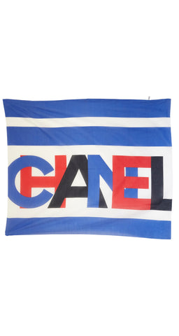 Blue, Red and White Cotton 61” Beach Pareo Wrap