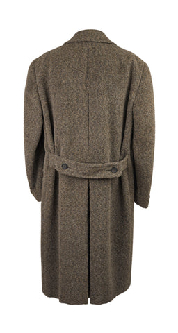1980s Men's Alpaca Double-Breasted Overcoat