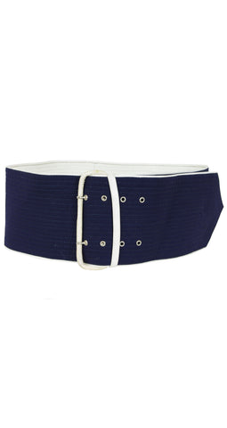 1984 Documented Extra Wide Navy Hip Belt