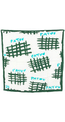 1960s "Patou" Signature Silk Twill Scarf