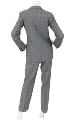1974 S/S Haute Couture Documented Wool Pant Suit