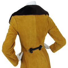 1970s Suede Russian Princess Style Coat