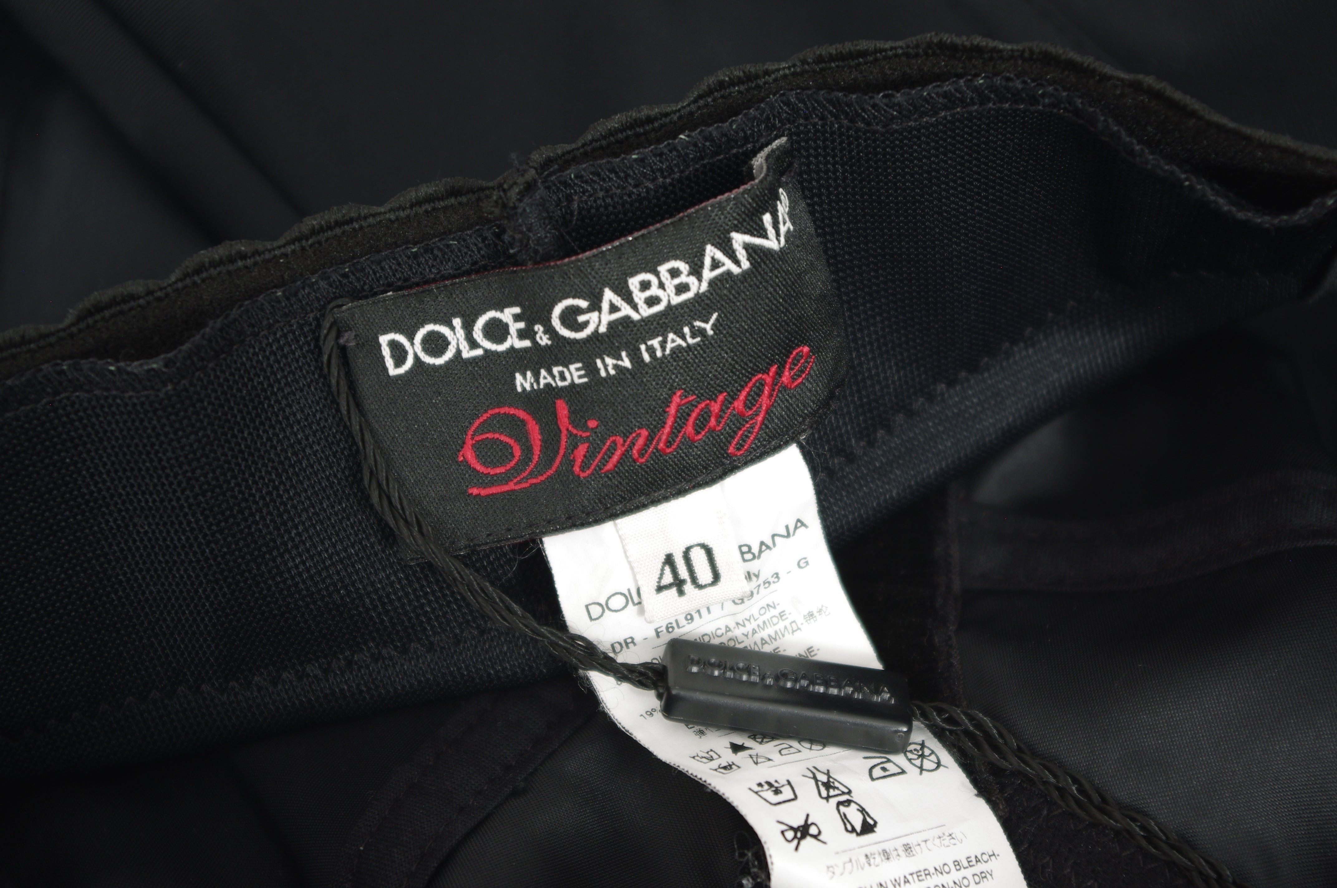 "Vintage" Limited Edition Black Lace Bustier Corset Dress