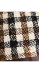1960s Demi-Couture Numbered Plaid Wool Jacket by Marc Bohan
