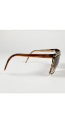 1980s P18 2431 Tortoise Flat Top Sunglasses
