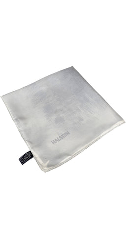 1970s Gray Gradient Silk Twill Scarf