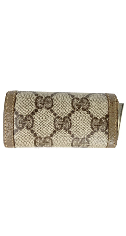 1980s GG Monogram Canvas & Leather Key Holder Case
