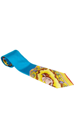 1990s Botticelli's "The Birth of Venus" Silk Men's Tie