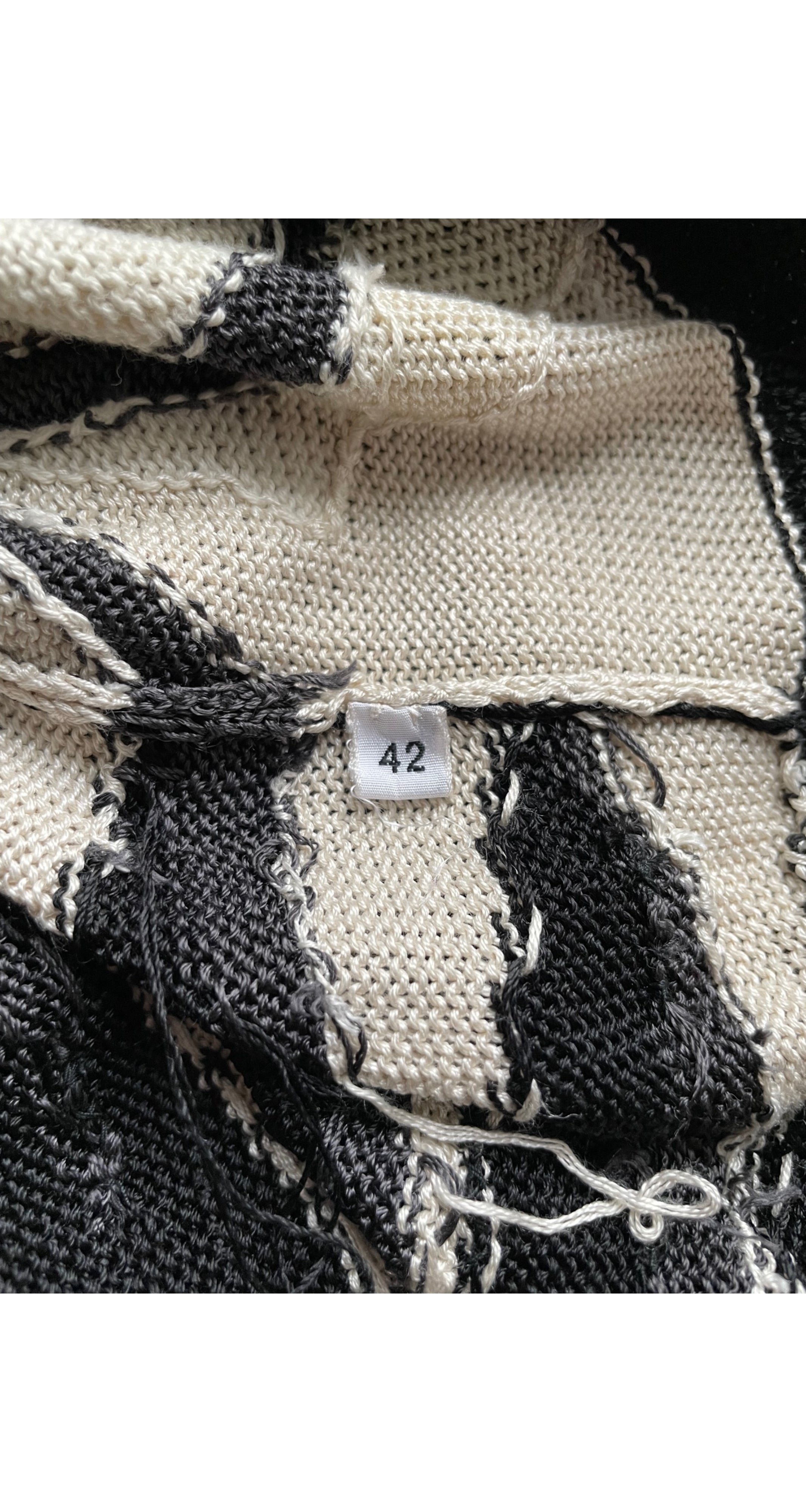 1980s Tiger Head Silk Knit Short Sleeve Top