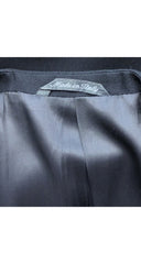 1990s Men's Black Silk Satin & Wool Tuxedo Suit Jacket