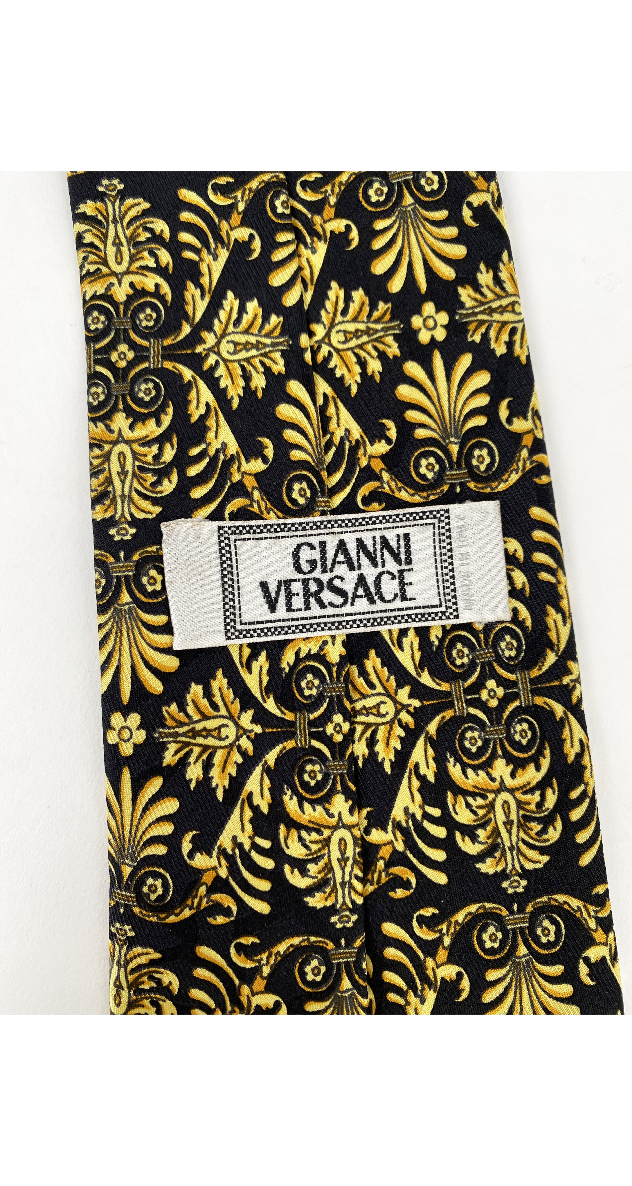 Black and gold versace tie Clearance