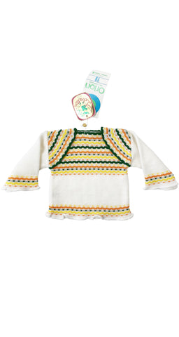 1970s NOS Striped Knit Pullover Sweater 1M