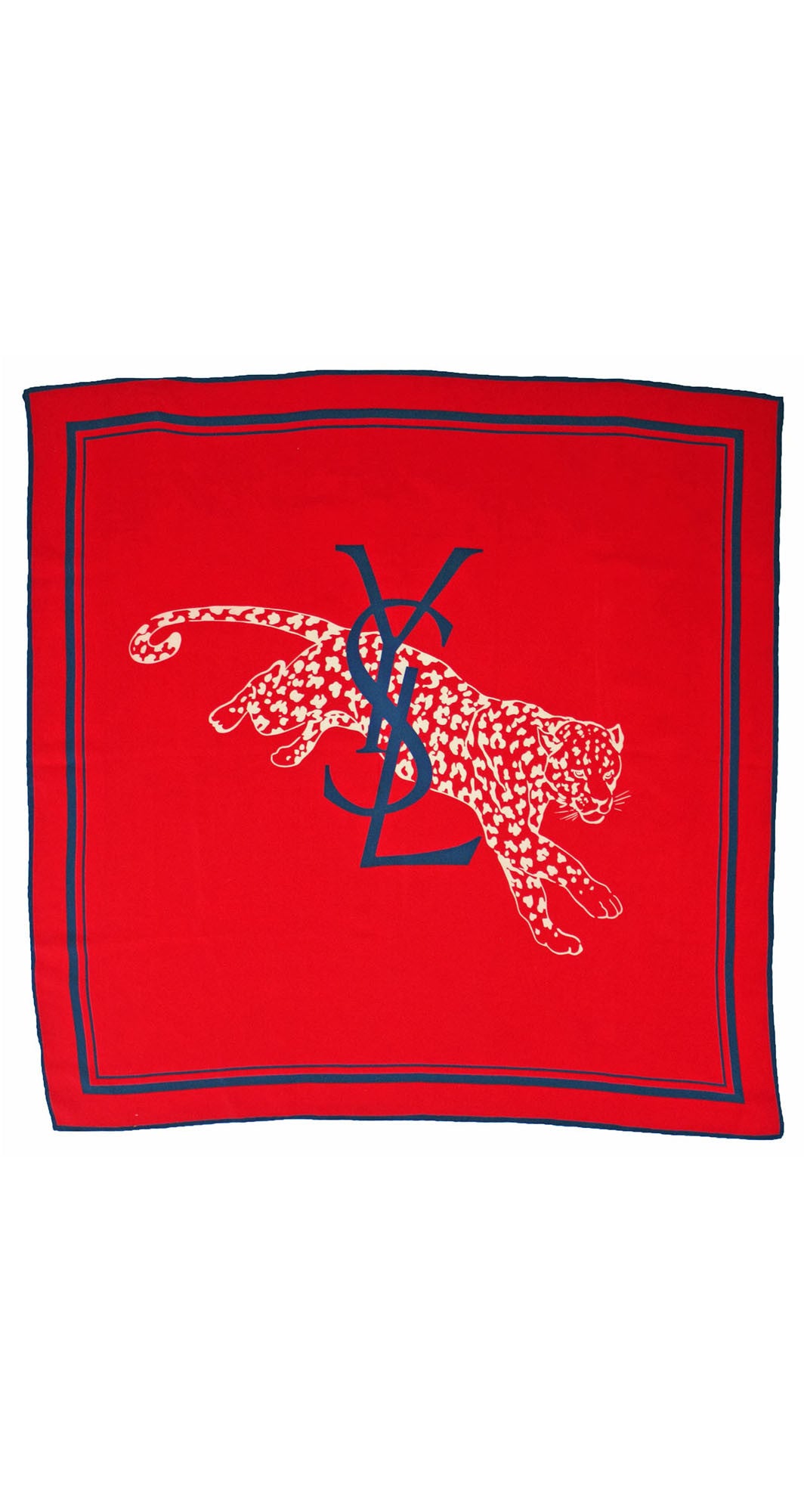 Leopard Silk Scarf - Red – Shiver + Duke