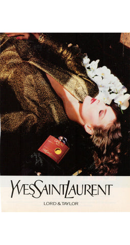 1986-87 F/W Opium Ad Campaign Gold Brocade Jacket