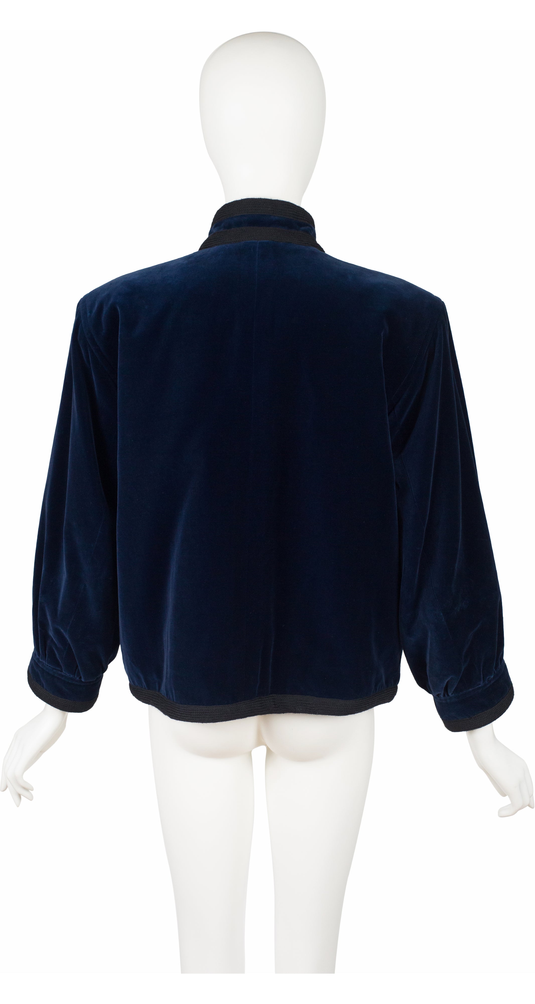 1984-85 F/W Runway Navy Cotton Velvet Jacket